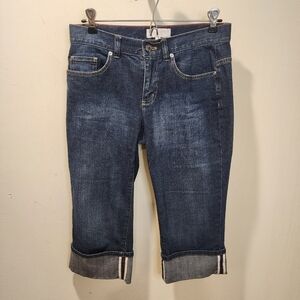 TALBOTS Women's Denim Capri  Short size 2p